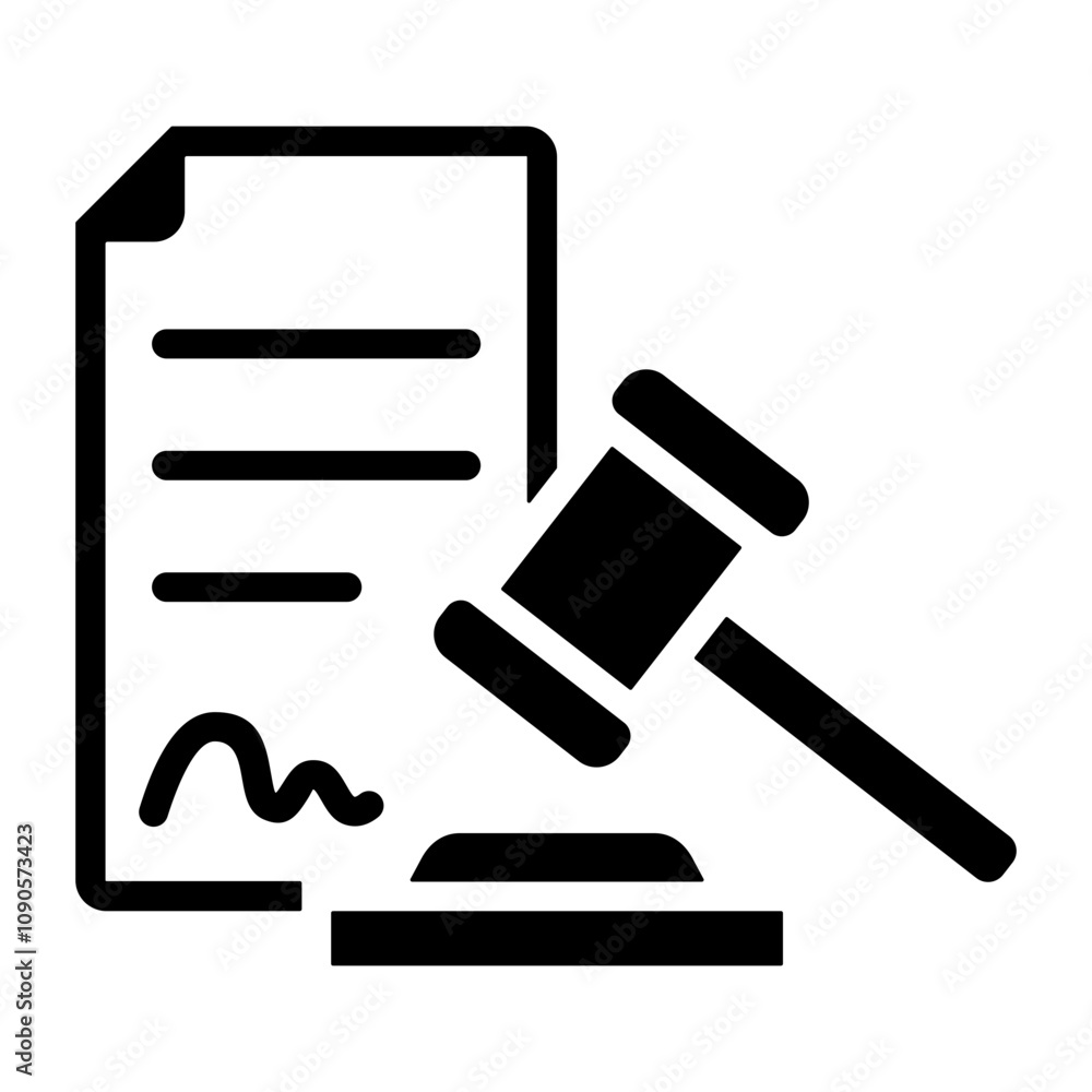 Legal Document Icon Legal Document Icon