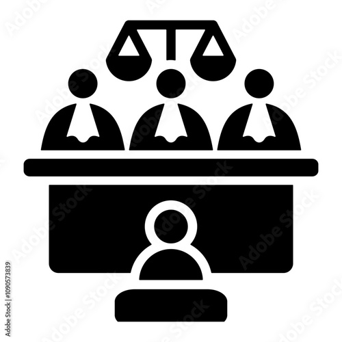 Court Hearing Icon
