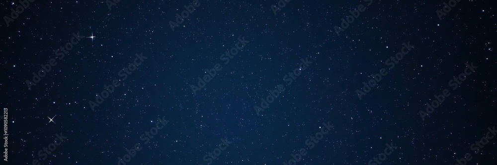 Fototapeta premium Celestial expanse with a multitude of stars shining brightly in the darkness, radiant, astronomical, galaxies