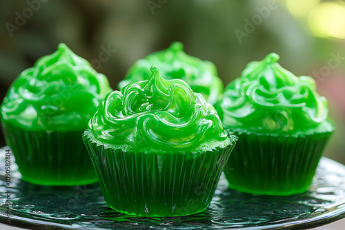 Wallpaper Mural Bake delicious aofthanit jelly cupcakes for green followers home kitchen dessert recipe cozy environment culinary delight Torontodigital.ca