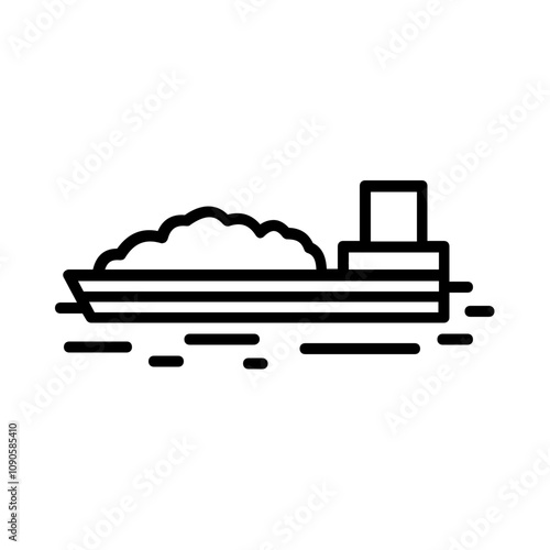 coal barge ship