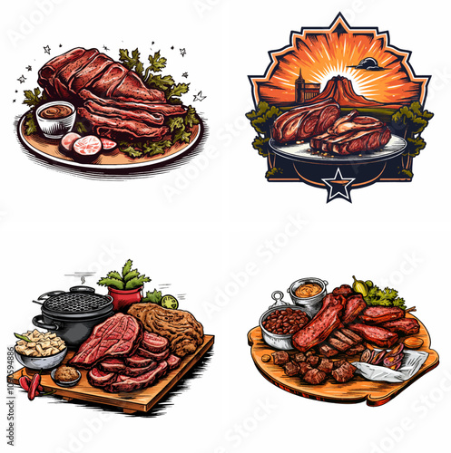 Texas BBQ barbecue Texas brisket smoked meat BBQ ribs Texas-style barbecue BBQ sauce pulled pork g