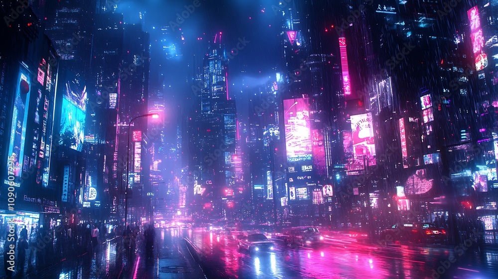 Fototapeta premium lights at night