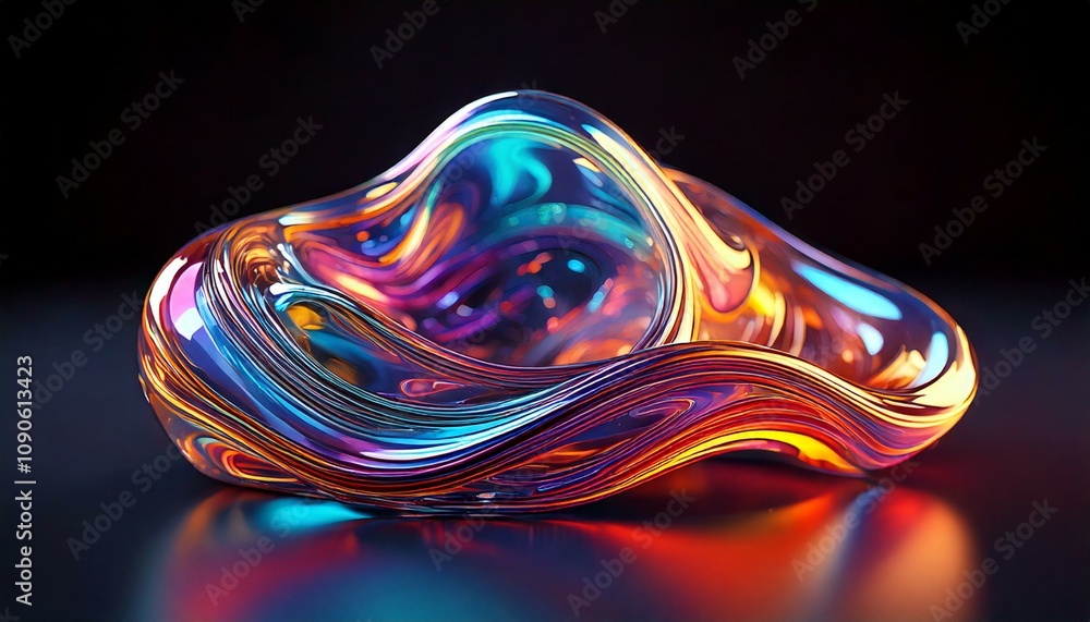 Obraz premium Abstract Colorful Light Background