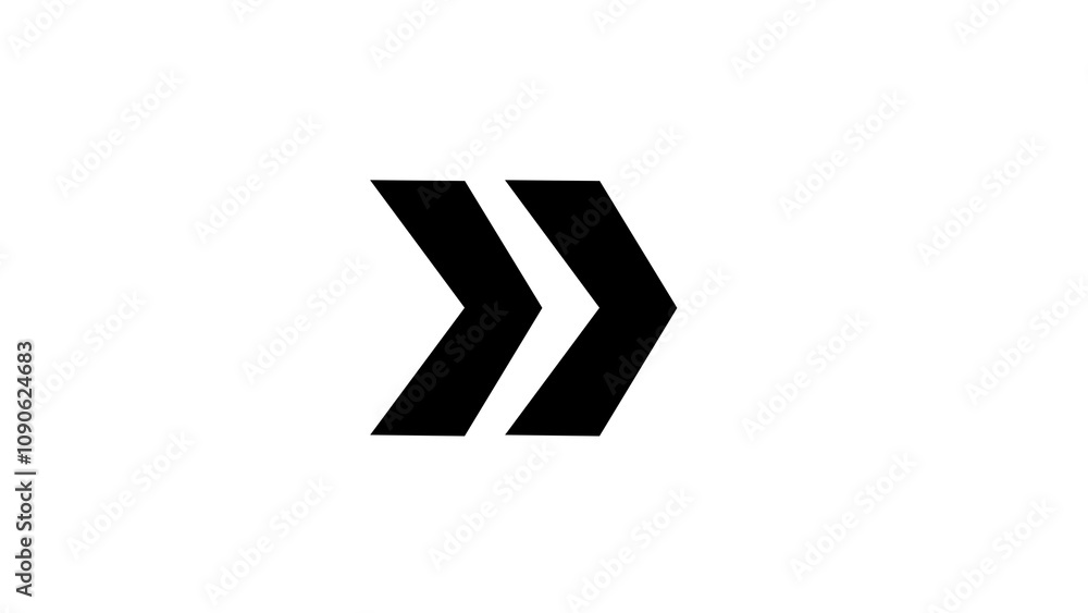Obraz premium White color arrows on a black background. Trending image for your design or presentation. Warning striped arrow. 