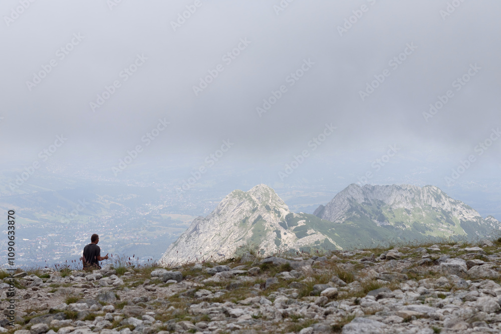 Fototapeta premium natural landscape with mountain view