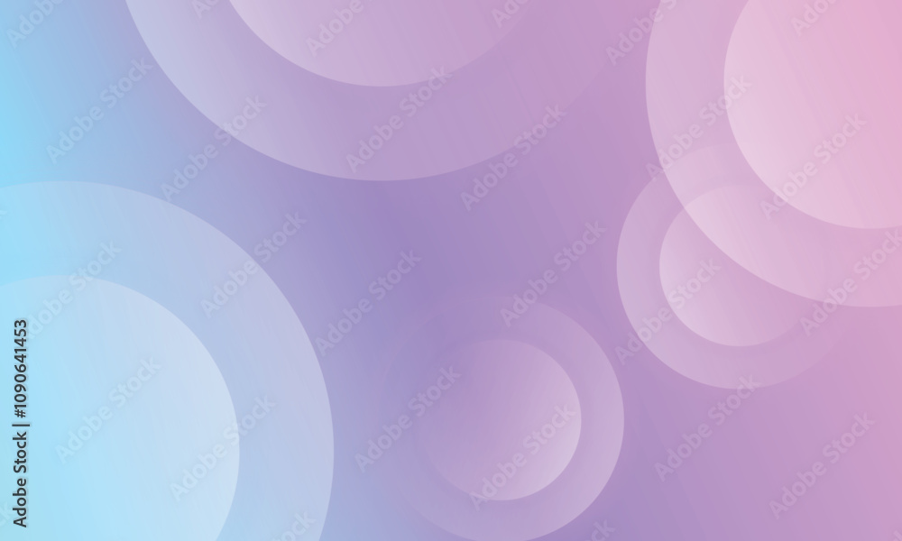 Obraz premium abstract background .blue and pink gradation. circle effect style. modern minimalist