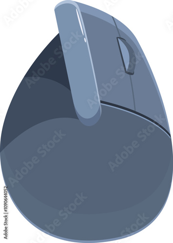Modern ergonomic vertical mouse designed for comfortable and healthy wrist positioning during computer use