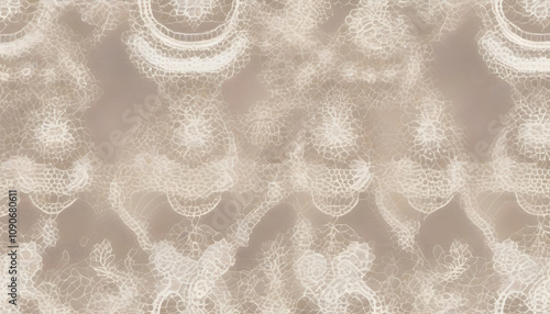 Seamless fine lace texture, realistic patterns, natural colors, soft lighting, high resolution