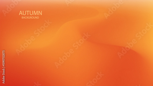 Abstract Gradient Orange Background. Beautiful Autumn Template. Grainy Texture. Perfect for autumn or fall. thanksgiving. designs.