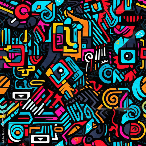 Graffiti on the wall/ Street art