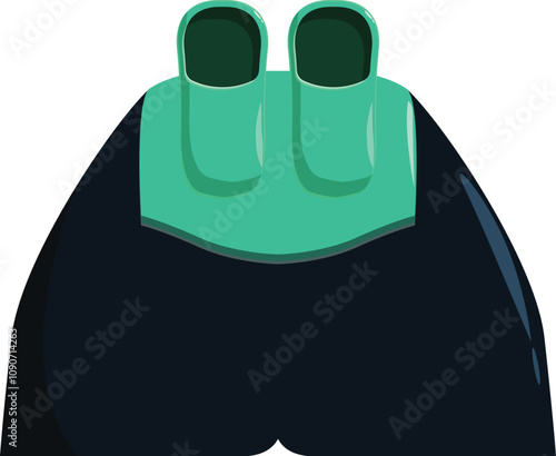 Diving fins improve propulsion and maneuverability, essential for exploring the underwater world