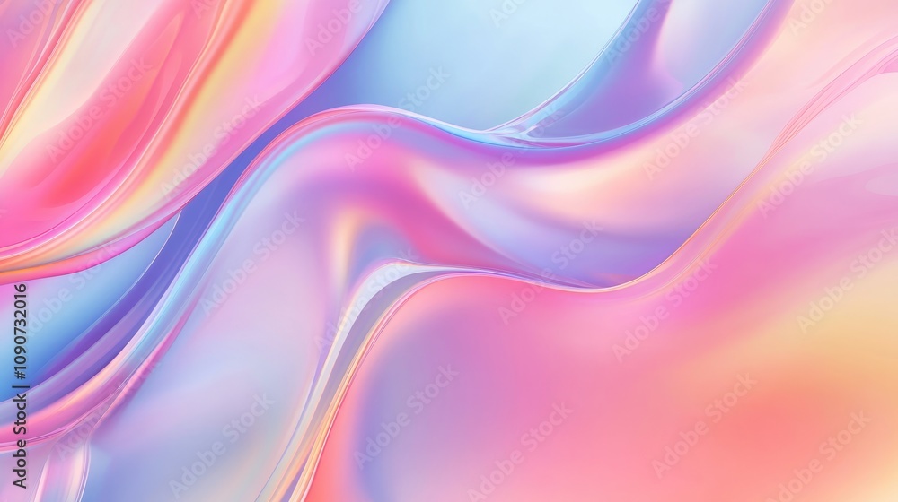 custom made wallpaper toronto digitalDynamic pastel neon layers featuring a smooth futuristic gradient A modern design with a multicolor rainbow effect showcasing a trendy pink shape in a fluid psychedelic style