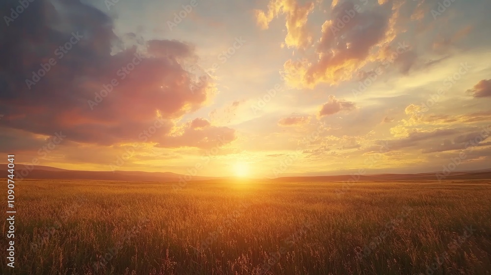 Breathtaking 4K time lapse of a vibrant sunrise and sunset over an expansive field, showcasing dynamic clouds and the enchanting play of natural light. Breathtaking 4K time lapse of a vibrant sunrise and sunset over an expansive field, showcasing dynamic clouds and the enchanting play of natural light.