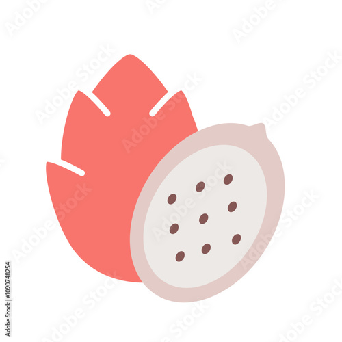 Dragon Fruit Fruit Flat icon