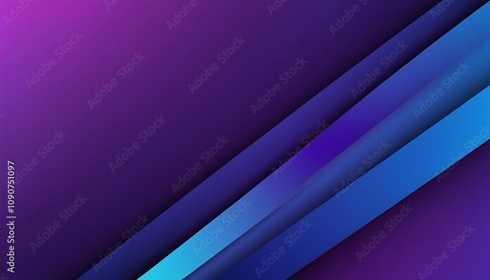 Fototapeta premium Colorful landing page. Blurred purple and blue pink color gradient background with minimal geometric shapes composition blurred background, blue background, website, decoration, creative, 3