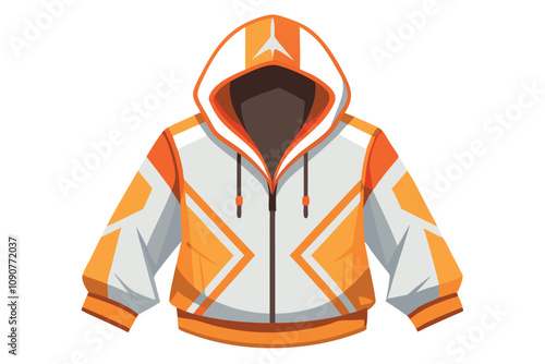 Vibrant Orange Hoodie Design Showcasing Modern Style and Uniqueness