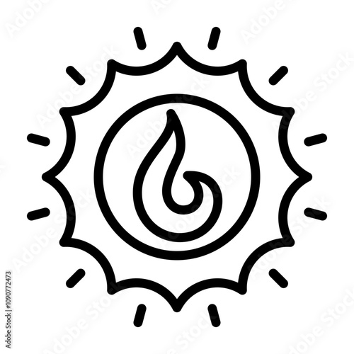 Solar Flare Icon