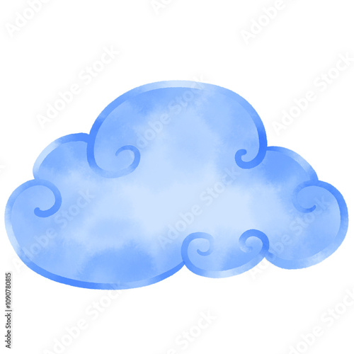 Cloud watercolor 