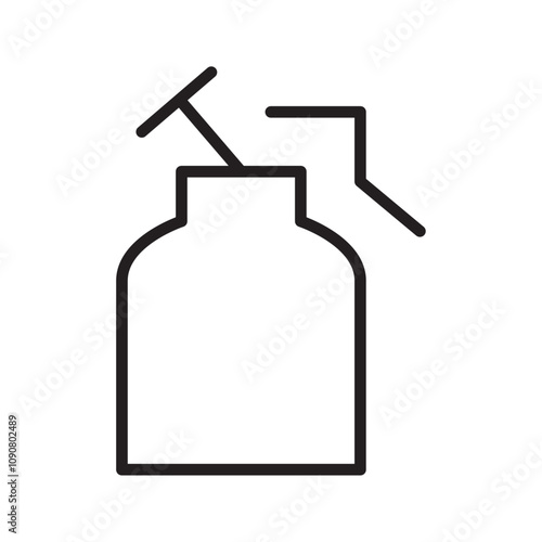 Breast pump icon web design in vector