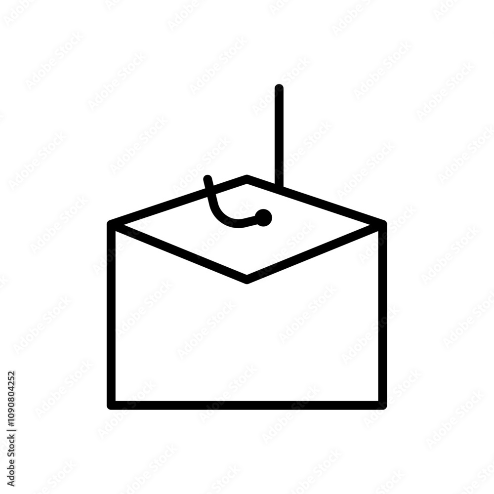 Obraz premium Email phishing icon web design in vector