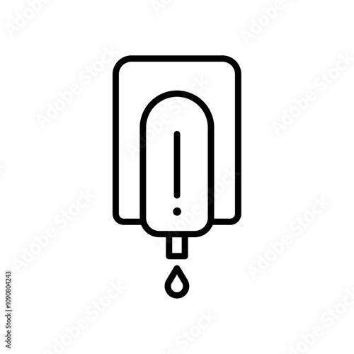 Electrical soap box icon web design in vector
