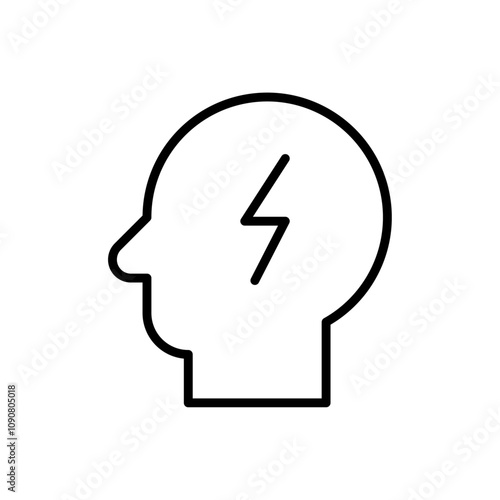 Headache icon icon web design in vector