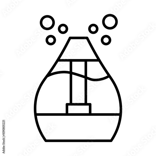 Humidifier icon web design in vector