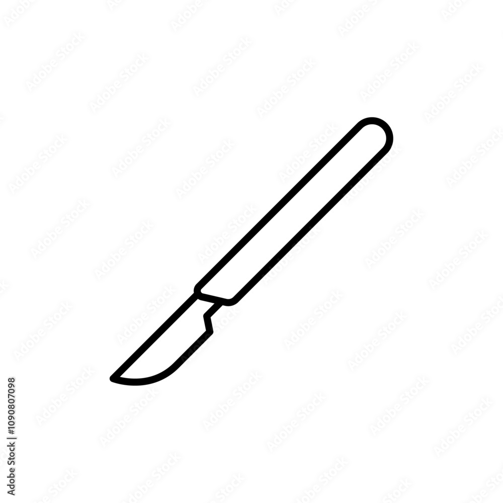 Obraz premium Scalpel icon web design in vector