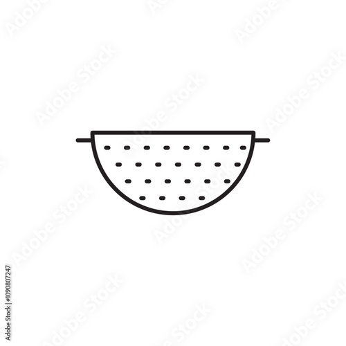 Sieve icon web design in vector