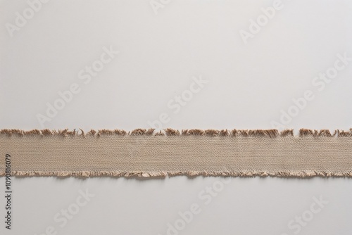 Distressed Paper Edges with Textured Border on Neutral White Background