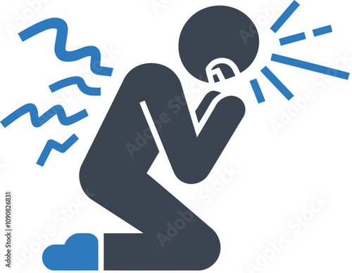 Person Screaming in Pain Icon