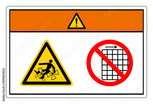 Warning Rotating Paddles Will Crush Entangle Or Amputate Do Not Remove Guard Symbol Sign, Vector Illustration, Isolate On White Background Label .EPS10