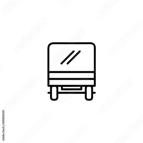 Truck icon symbol vector image illustration 