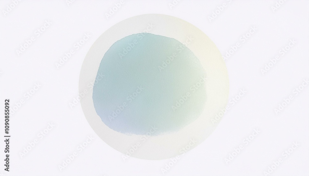 淡い丸の水彩画 淡い丸の水彩画