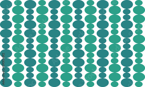 green dot chain link abstract background with seamless repeat as bead curtain pattern, replete image design for fabric printing