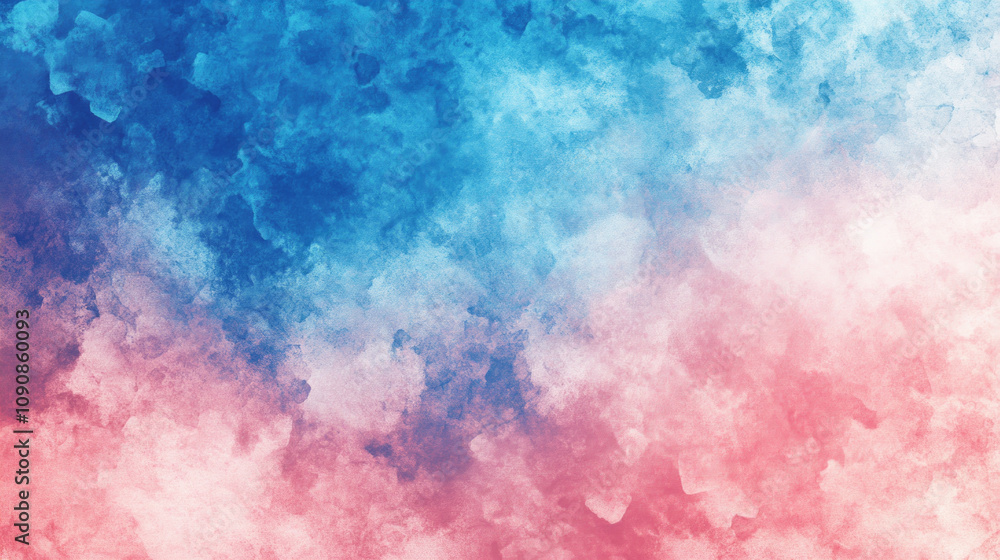 Fototapeta premium A visually engaging abstract image featuring a vibrant blend of blue and pink hues, AI Generative