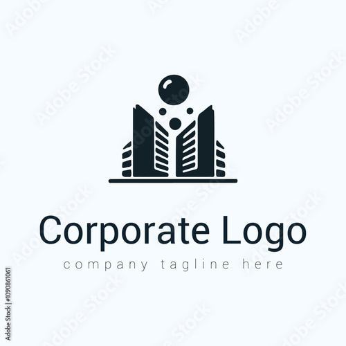 Customizable Corporate Logo Template - 4000px Square photo