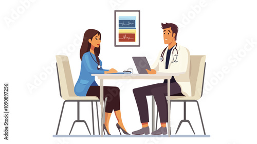 Professional Online Doctor Consultation Video Concept