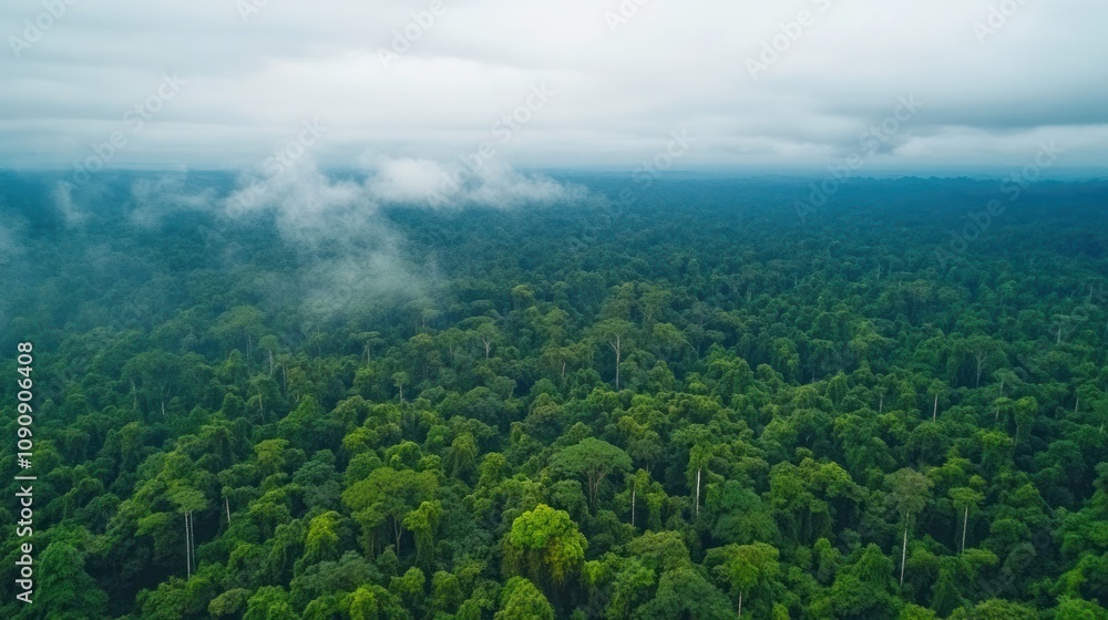 Fototapeta premium Forest preservation, efforts to protect forests and biodiversity