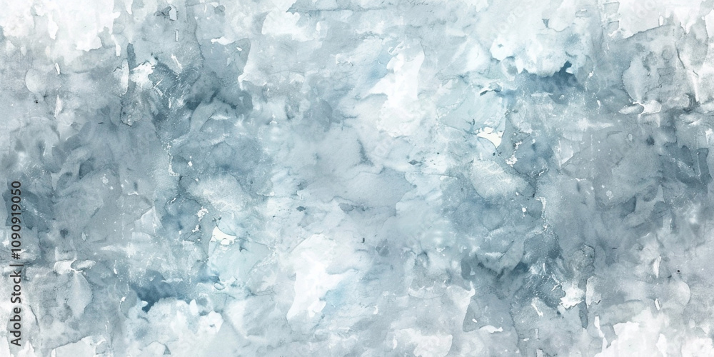 Obraz premium A wallpaper design that combines frostinspired patterns in cool tones with layers of texture giving 