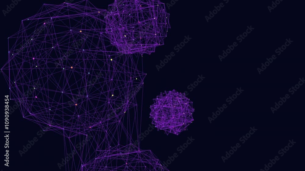 A mesmerizing arrangement of interconnected lines and shapes creates a ...
