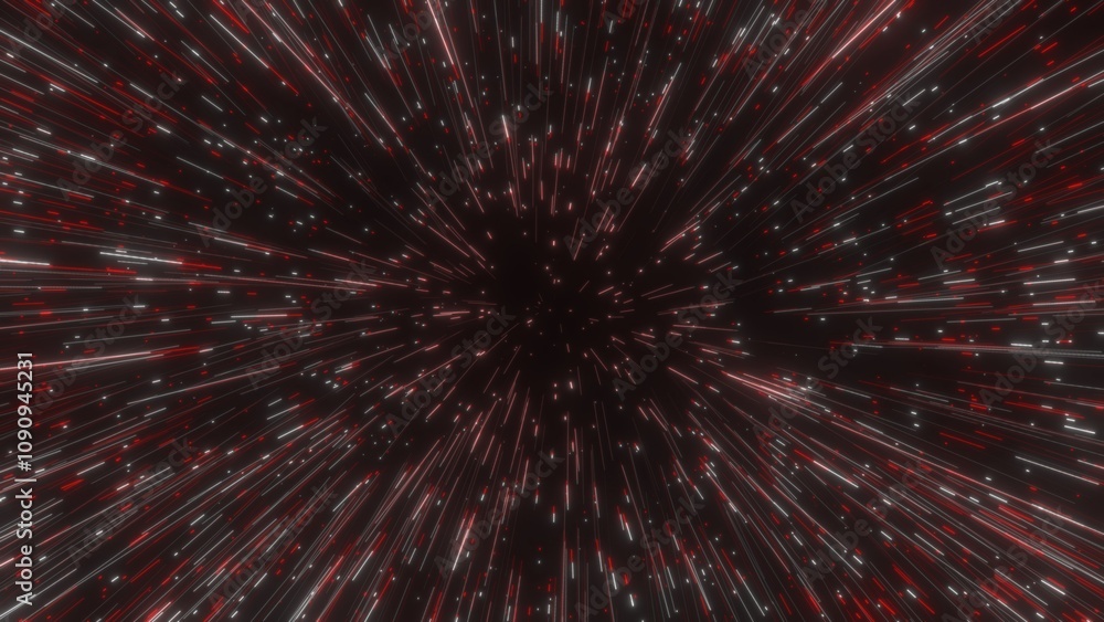 Fototapeta premium Hyperjump abstract background
