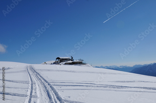 Austrian alps: The winter sport region in Lienz City in East Tirol photo