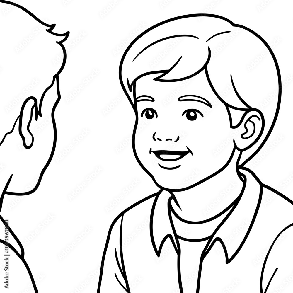 custom made wallpaper toronto digital boy listening to conversation