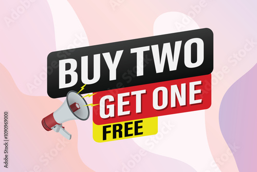 blue p5buy two get one free buy now poster banner graphic design icon logo sign symbol social media website coupon

