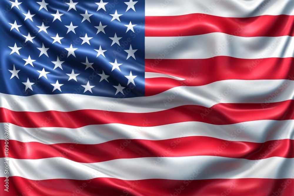 Obraz premium usa united states of america flag waving background texture.