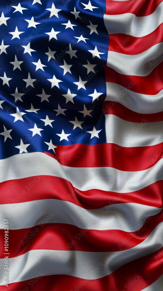 Obraz premium usa united states of america flag waving background texture.