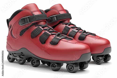 roller skates isolated on white background