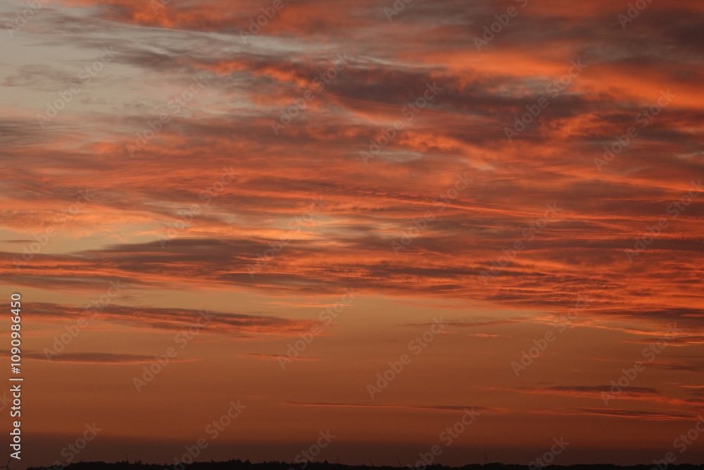 Fototapeta premium orange sunset